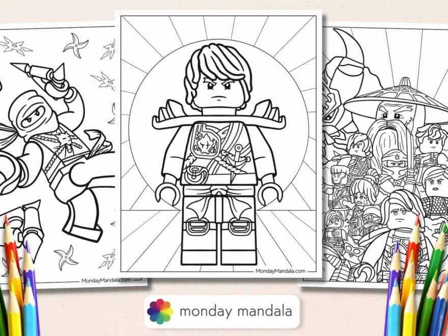 20 Lego Ninjago Coloring Pages Free PDF Printables