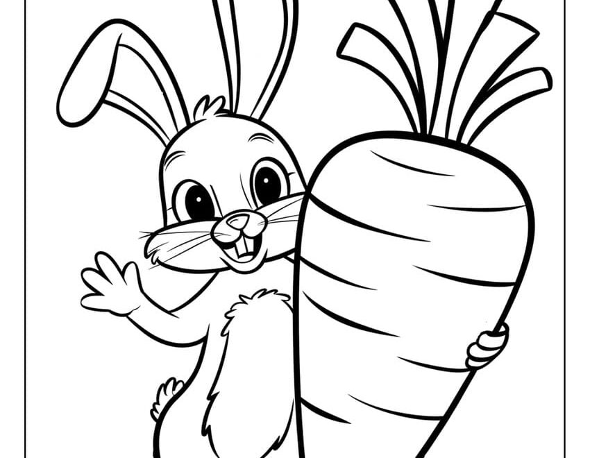 60 Bunny Coloring Pages Free Printables For All Ages