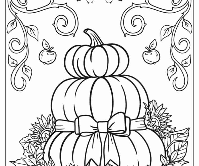 68 Autumn Fall Coloring Pages Free PDF Printables