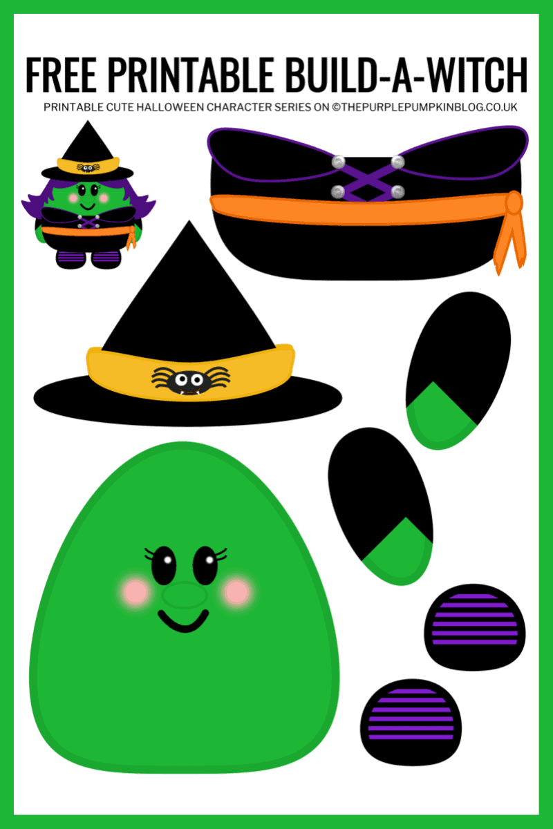 Halloween Crafts For Kids+Free Printable