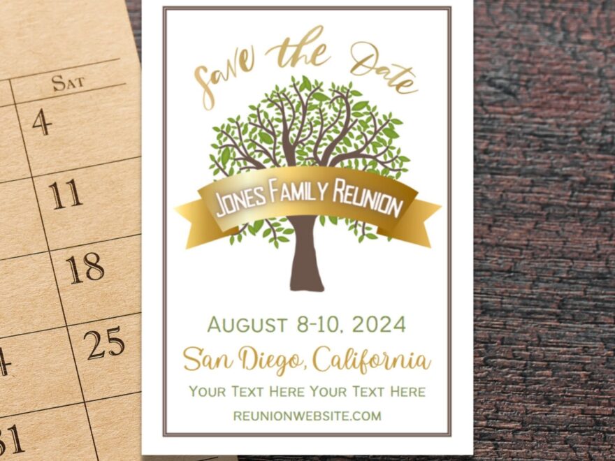 Family Reunion Save The Date Invitation Card Editable Family Reunion Announcement Save The Date Card Instant Download Printable DIY Etsy UK