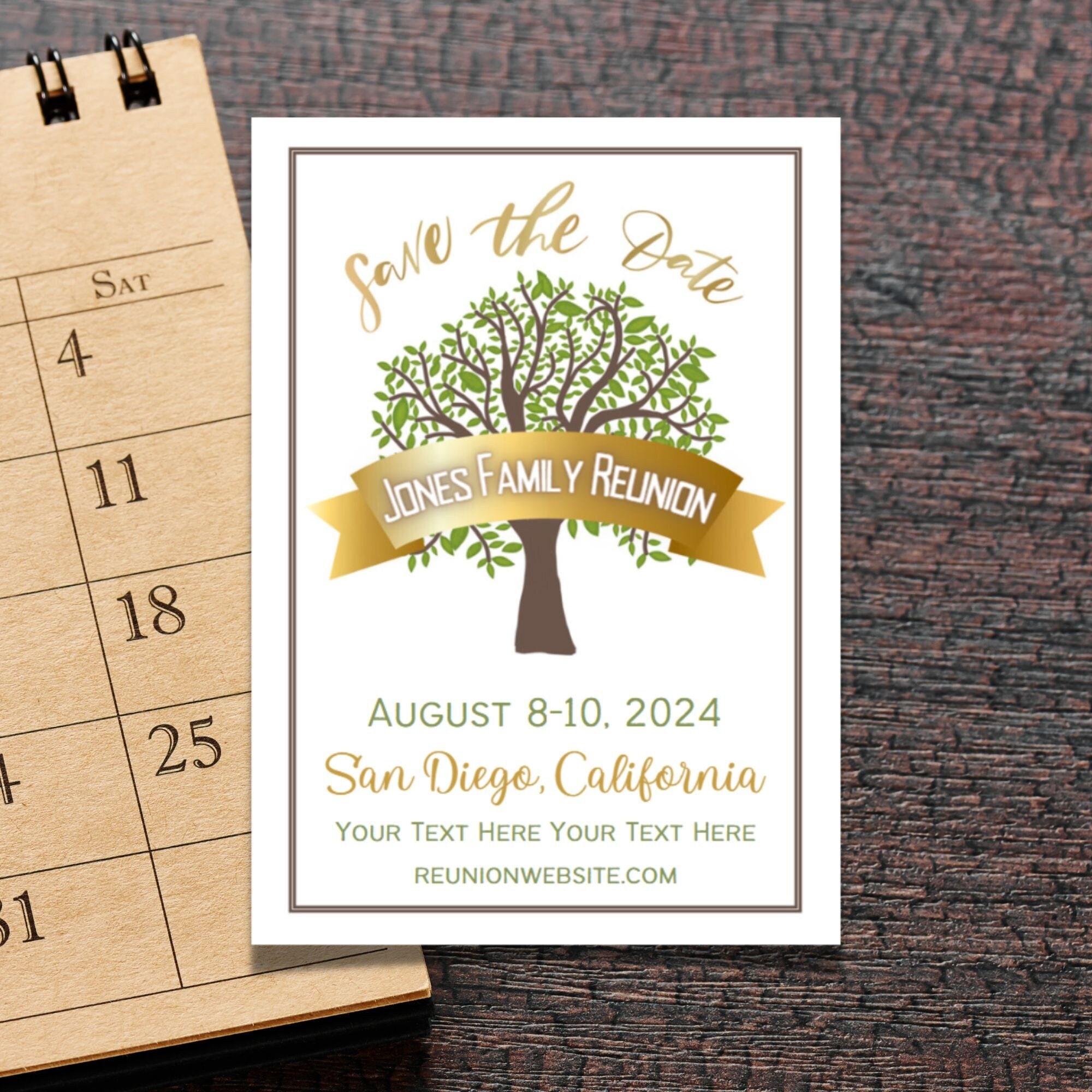 Family Reunion Save The Date Invitation Card Editable Family Reunion Announcement Save The Date Card Instant Download Printable DIY Etsy UK