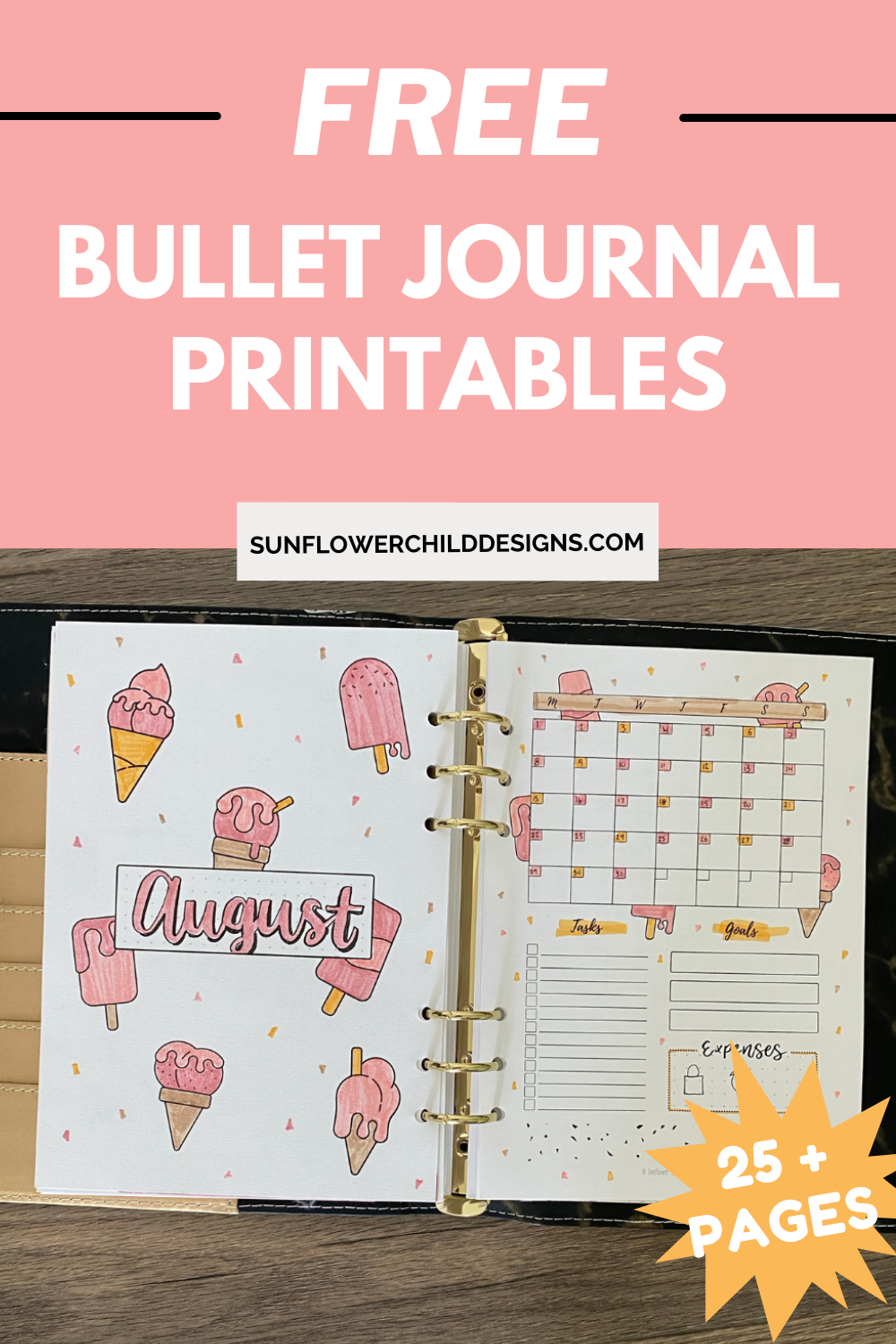 Free Happy Planner Monthly Printables