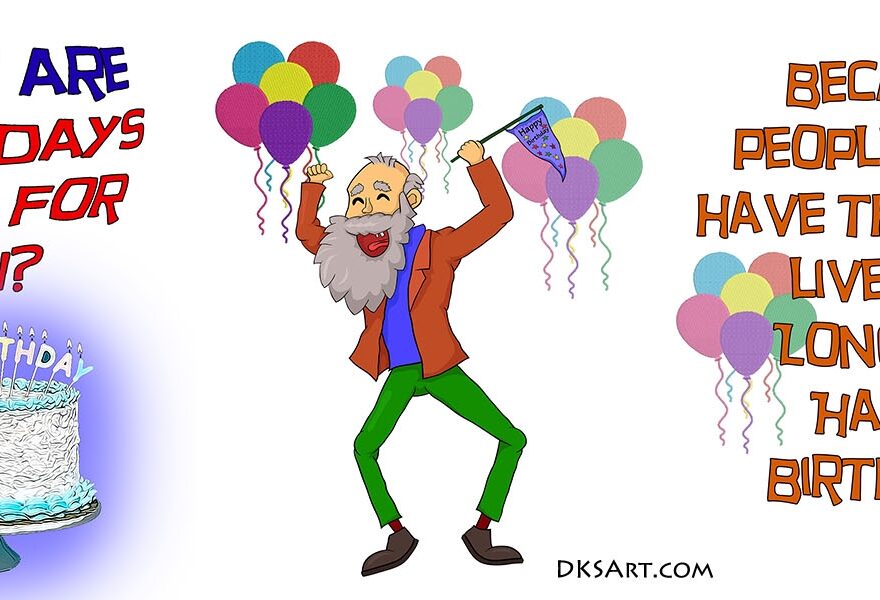 Free Funny Printable Birthday Card With Dancing Old Man