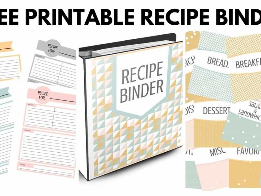 Free Recipe Binder Printables I Scream For Buttercream
