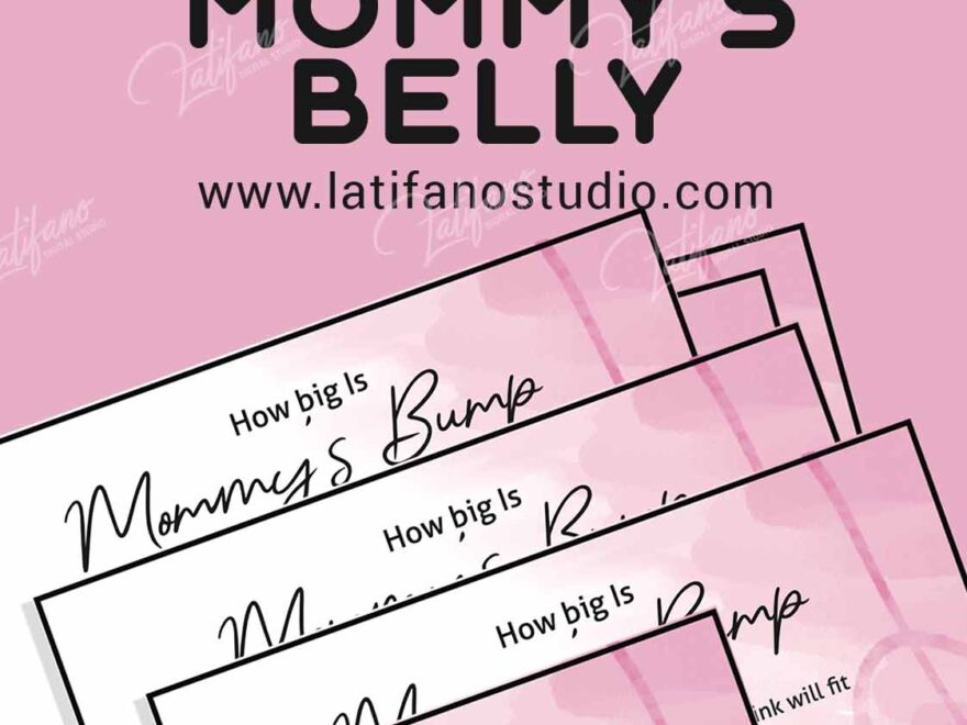 Guess Mommy s Tummy Size Printable Free Store