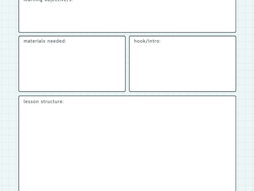 Lesson Plan Templates You Can Customize For Free Canva