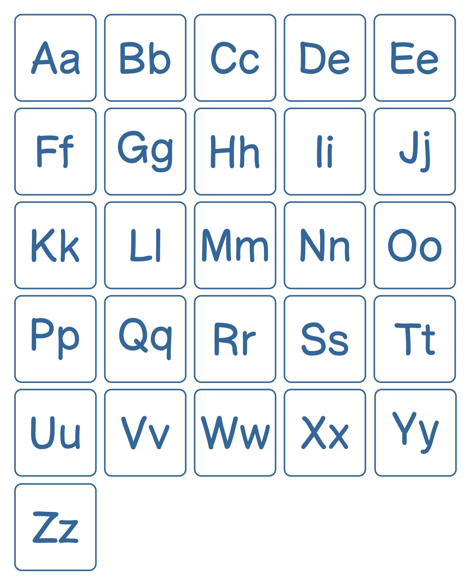 Lower Case Alphabet Flash Cards 10 Free PDF Printables Printablee Worksheets Library