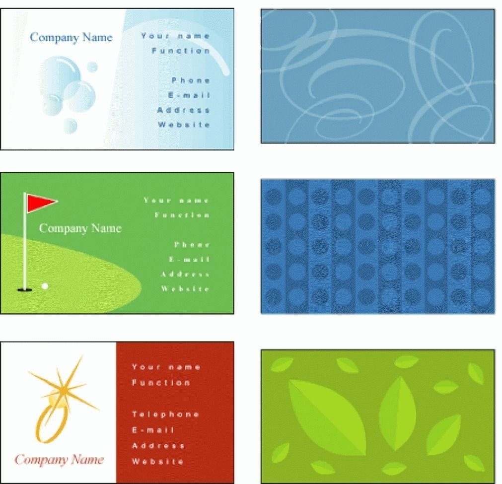 Make Your Own Free Printable Business Cards