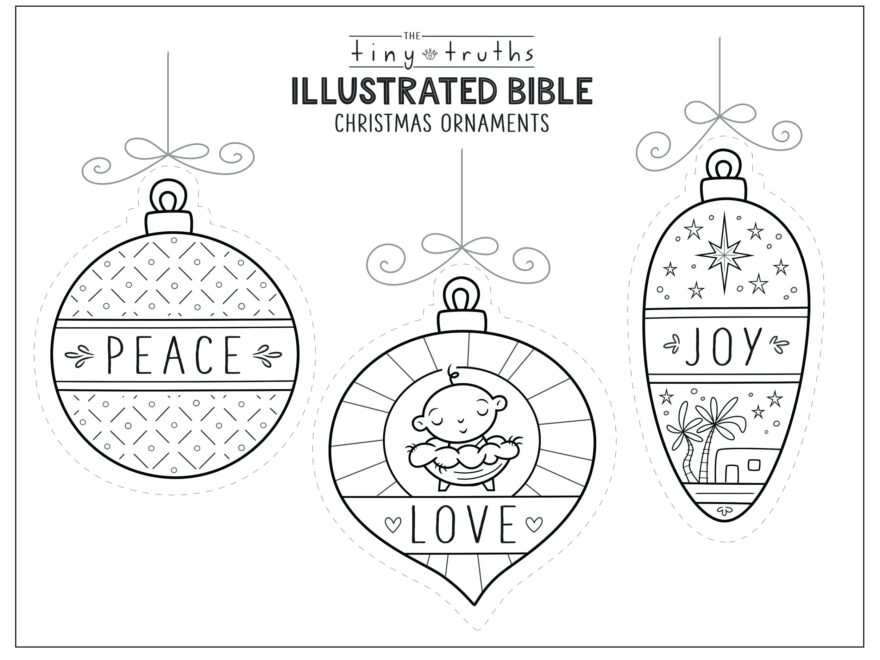 Tiny Truths Illustrated Bible Christmas Coloring And Crafts Tiny Truths Illustrated Bible