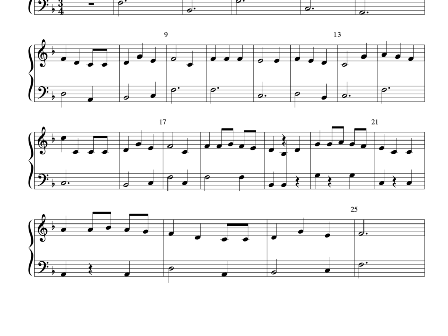 We Wish You A Merry Christmas Sheet Music Free Printable Professional Composers